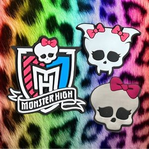3 piece monster high croc charms